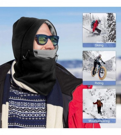Balaclava Ski Mask- Winter Windproof Full Ski Mask Neck Warmer for Men ...