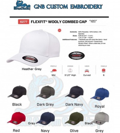 Baseball Caps Men's Athletic Baseball Flex-Fitted Cap. Flexfit Baseball Hat. - Royal - CA18RYEKEDC $16.45