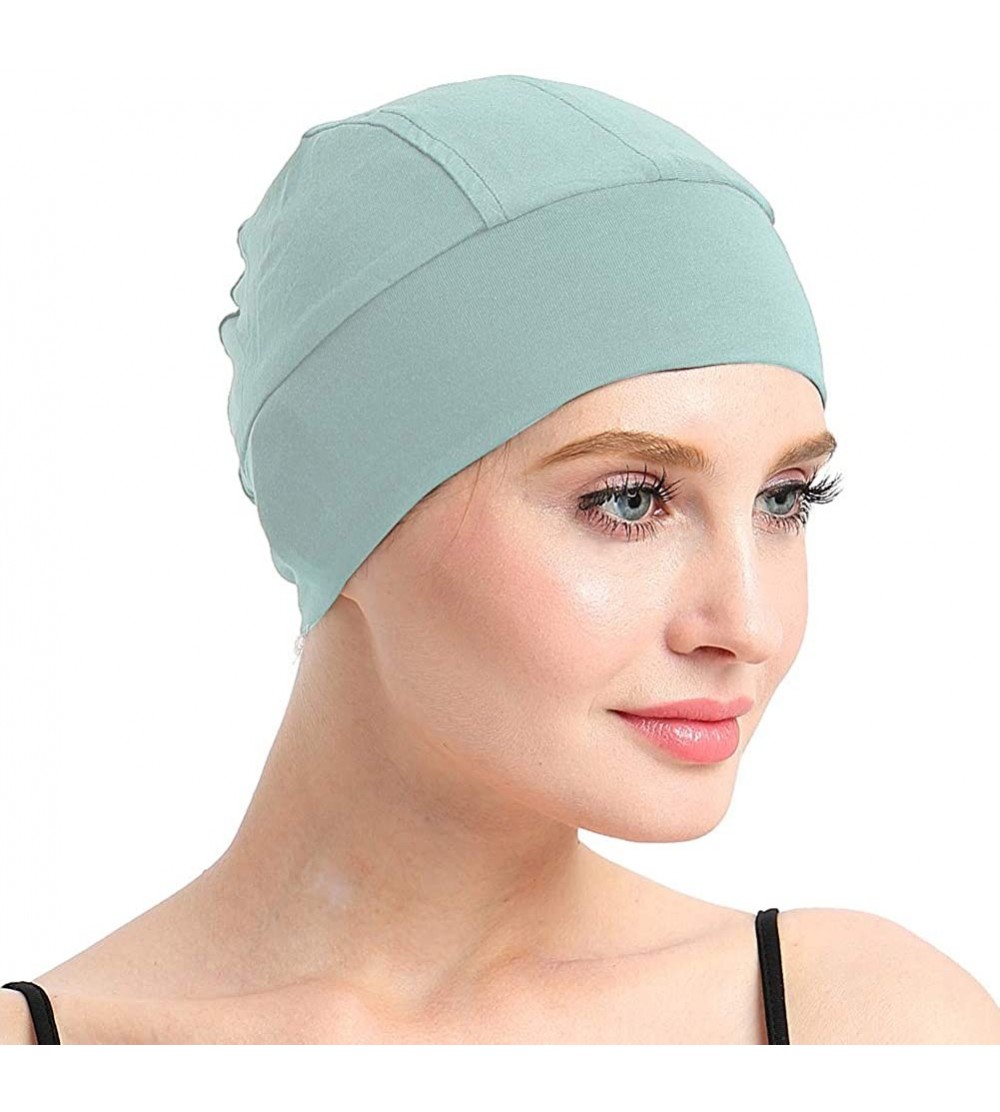 Bamboo Sleep Cap for Hair Loss Home Head Cover for Chemo Women Bike ...